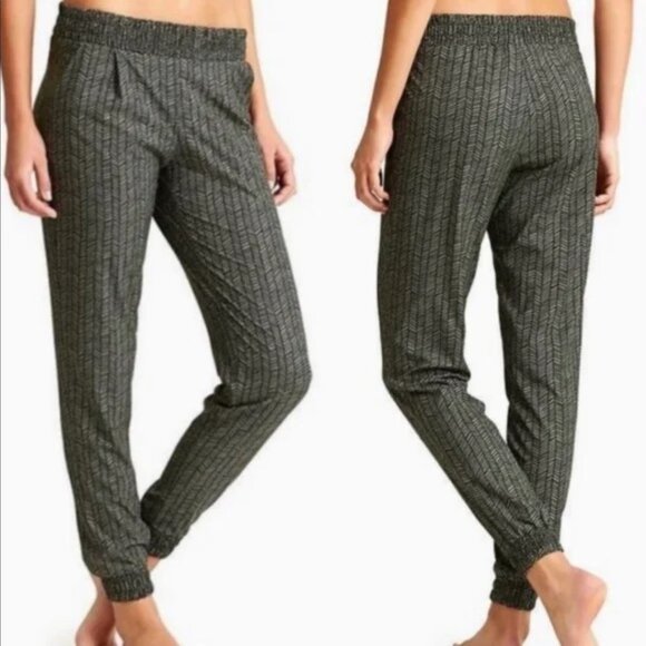 Athleta Women's Aliso Lightweight Chevron Print Jogger Size 14 Pull On Stretchy - Picture 5 of 5